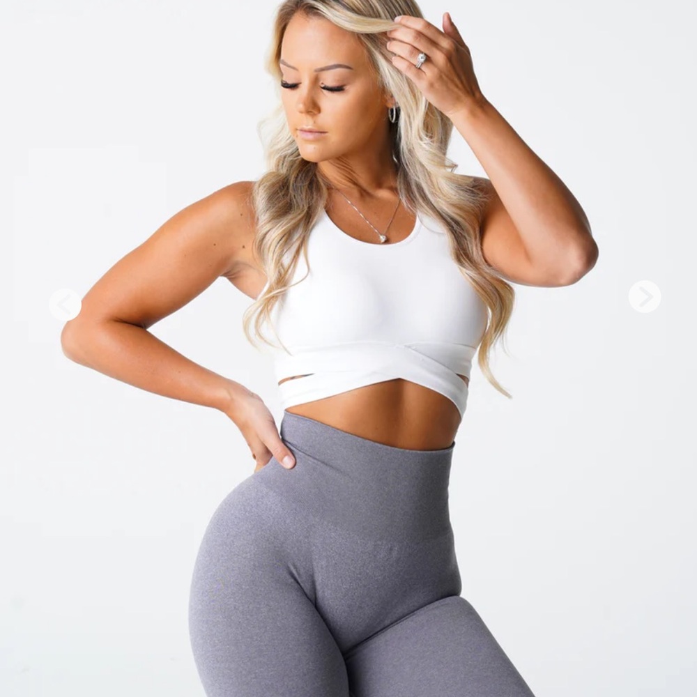 White Sculpt Seamless Bra Top
